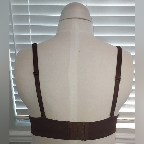 Cacique Brown Convertible Plunge Bra NWT Flawed - Picture 7 of 7